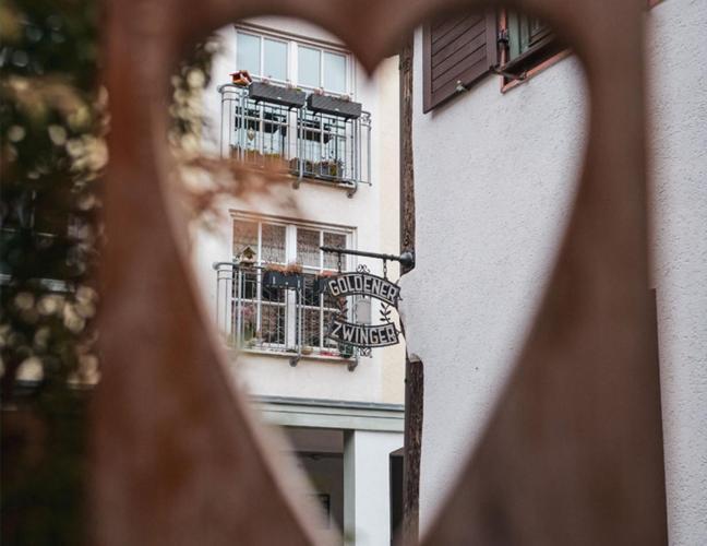 Pension Goldener Zwinger Meiningen Bagian luar foto